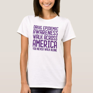 Läkemedelsepidemiskt medvetande, promenad över h t shirt