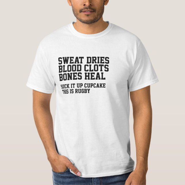 Läkemedelsform Rugby är inte avsett för Muffinsar T Shirt (Framsida)