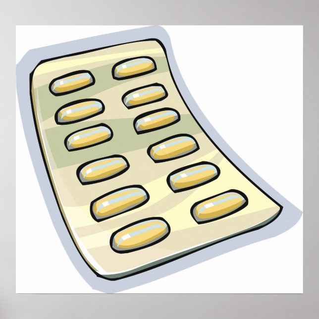 Läkemedelsförpackning Poster (Framsidan)