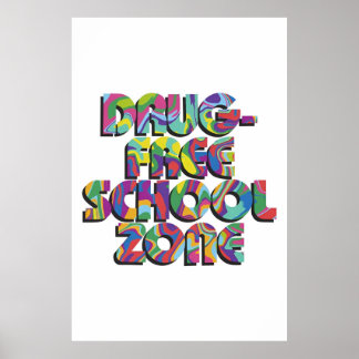 Läkemedelsfria för skolcitat Poster