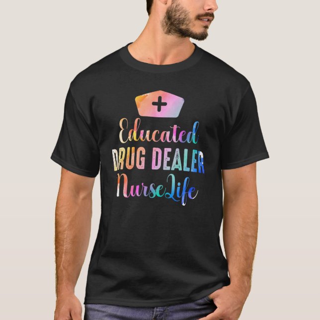 Läkemedelshandlare Sjuse Life Emt Ems Nursing Sc T Shirt (Framsida)