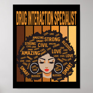 Läkemedelsinteraktionsspecialist Svarta historiemå Poster