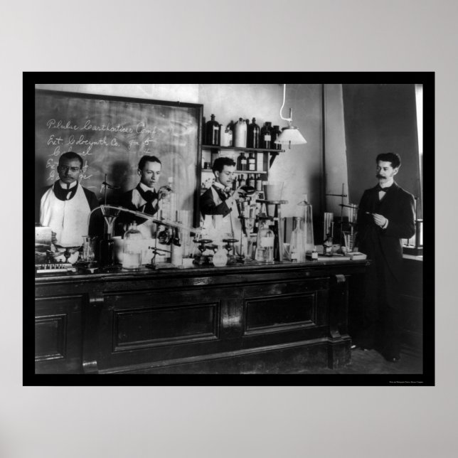 Läkemedelslagare vid Howard Universiteten 1900 Poster (Framsidan)