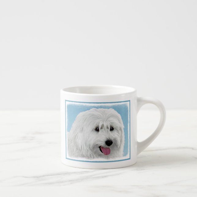 Läkemedelsmålning - Hund Art Espressomugg (Höger)