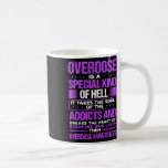 Läkemedelsmissbruk Lila Ribbon Addict Överdosering Kaffemugg<br><div class="desc">Läkemedelsmissbruk Lila Ribbon Addict Överdosering Medvetenhet om överdosering</div>