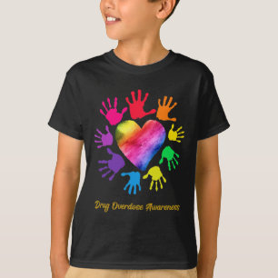 Läkemedelsöverdosering Meddela Händer Överdosering T Shirt