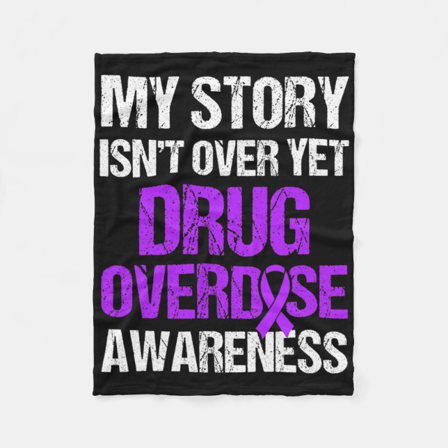 Läkemedelsöverdosering Medvetandeförklaring Surviv Fleecefilt (Framsidan)