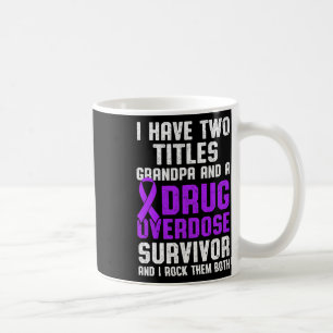 Läkemedelsöverdosering Medvetandeförklaring Surviv Kaffemugg