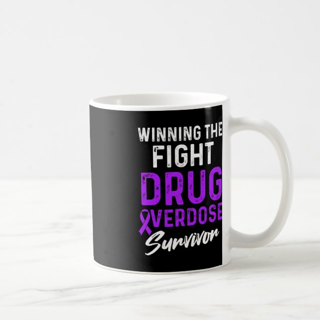 Läkemedelsöverdosering Medvetandeförklaring Surviv Kaffemugg (Höger)