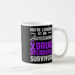 Läkemedelsöverdosering Medvetandeförklaring Surviv Kaffemugg<br><div class="desc">Läkemedelsöverdosering Medvetandeförklaring Survivor 55</div>