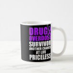 Läkemedelsöverdosering Medvetandeförklaring Surviv Kaffemugg<br><div class="desc">Läkemedelsöverdosering Medvetandeförklaring Survivor 54</div>