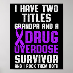 Läkemedelsöverdosering Medvetandeförklaring Surviv Poster