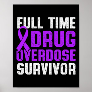 Läkemedelsöverdosering Medvetandeförklaring Surviv Poster
