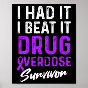 Läkemedelsöverdosering Medvetandeförklaring Surviv Poster