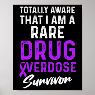 Läkemedelsöverdosering Medvetandegörare Survivor 2 Poster