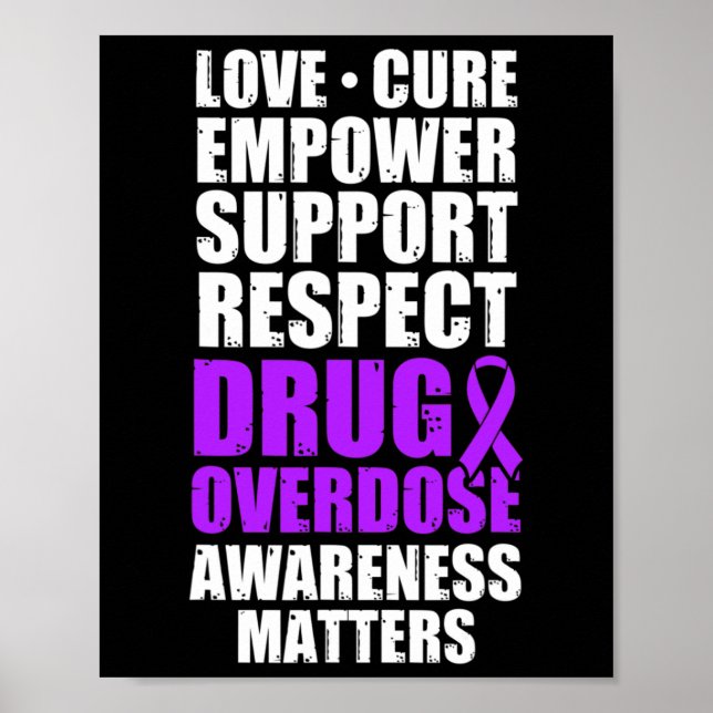 Läkemedelsöverdosering Medvetandegörare Survivor 3 Poster (Framsidan)