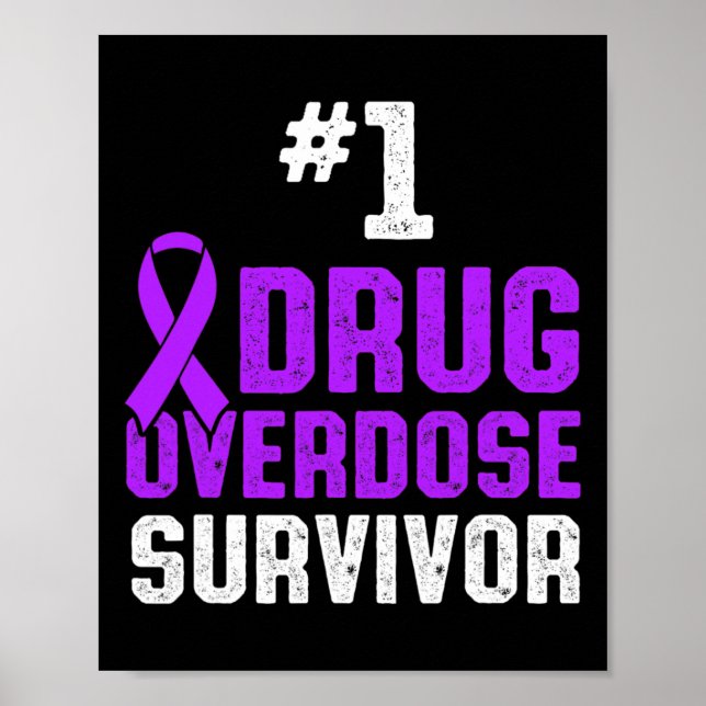 Läkemedelsöverdosering Medvetandegörare Survivor 8 Poster (Framsidan)
