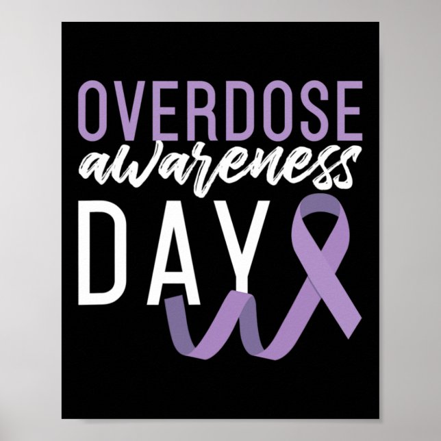 Läkemedelsöverdosering Medvetandeskapandedag Återh Poster (Framsidan)