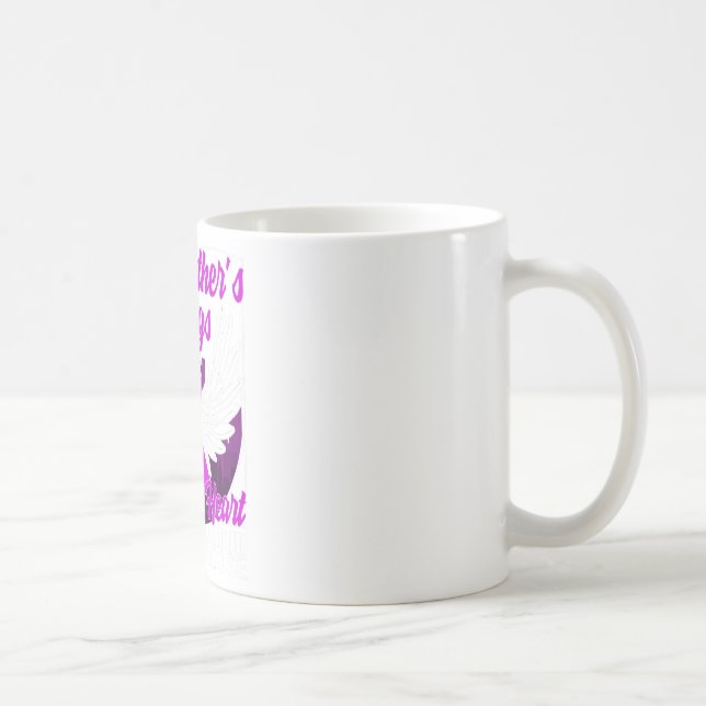 Läkemedelsöverdosering Medvetenhet Broderns Vingar Kaffemugg (Höger)