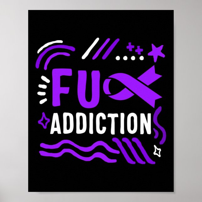 Läkemedelsöverdoseringsmedvetenhet Ribbon Drug Add Poster (Framsidan)