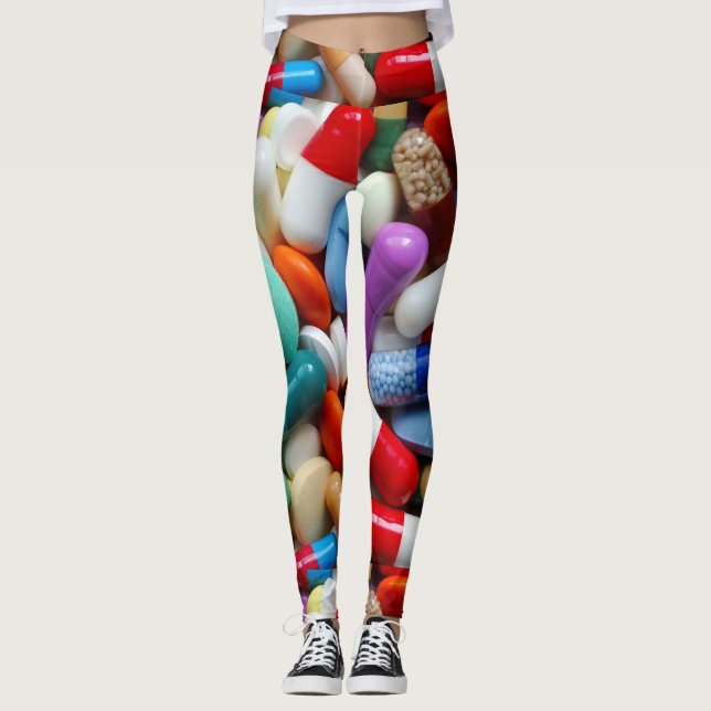 Läkemedelspapper Leggings (Framsida)