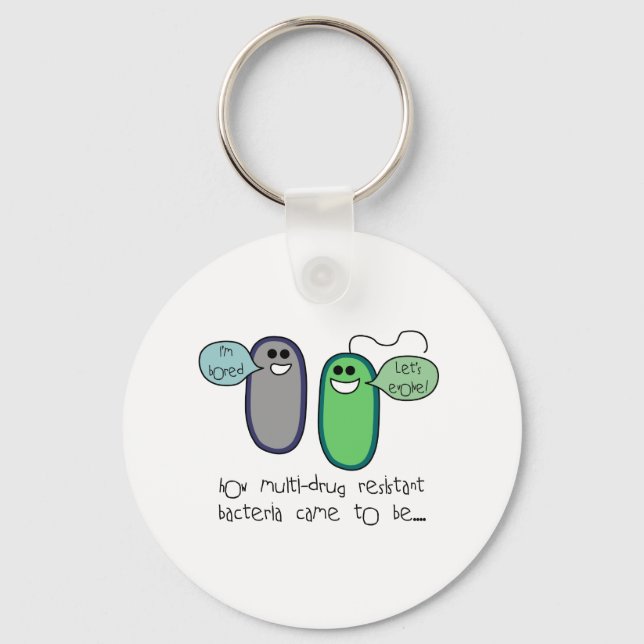 Läkemedelsresistens Nyckelring (Framsida)