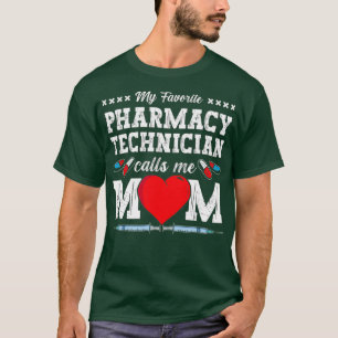 Läkemedelstekniker kallar mig Mamma Tech Pharmacos T Shirt