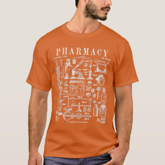 Läkemedelstekniker Verktyg Vintage Paten T Shirt
