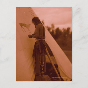 Läkemedlets tecken på färg vykort