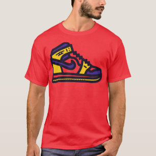 Lakers Basketball Sneakers T Shirt