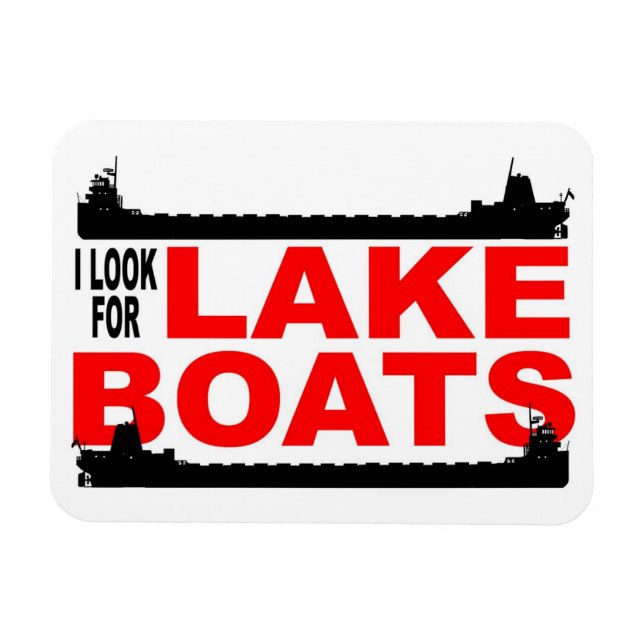 Lakeships magnet - klassisk (Horisontell)