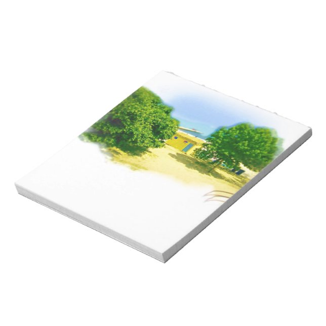 Lakeshores of the Chicago Beach Anteckningsblock (Roterad)