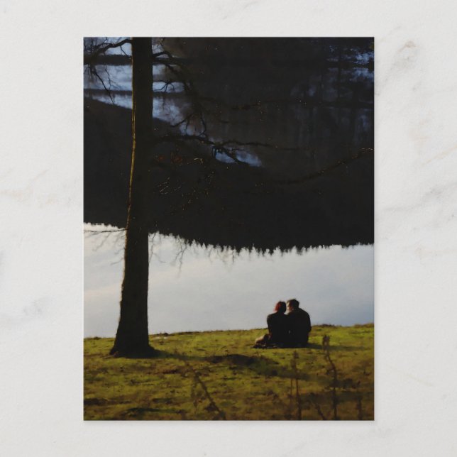 Lakeside Älskare Vykort (Framsida)