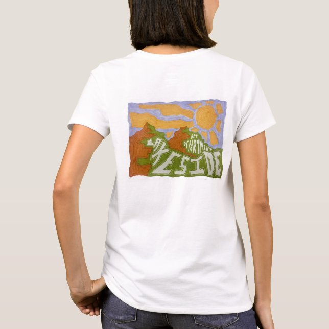 Lakeside Art Department Women's T-shirt (Baksida)