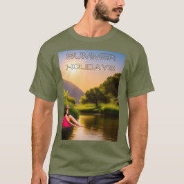 Lakeside Bliss: Sommarreat T Shirt