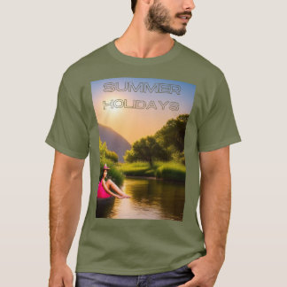 Lakeside Bliss: Sommarreat T Shirt