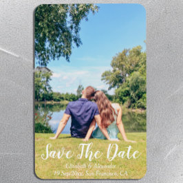 Lakeside Cottage Summer Spara datum Magnet