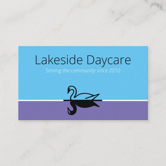 Lakeside Daycare Visitkort (Framsida)