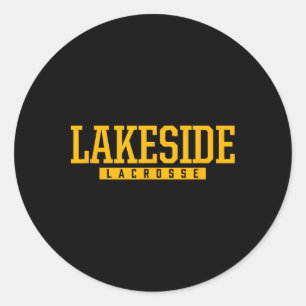 Lakeside High School Lacrosse Runt Klistermärke