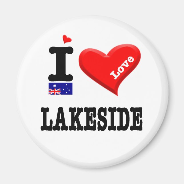 LAKESIDE - I Kärlek Magnet (Framsidan)