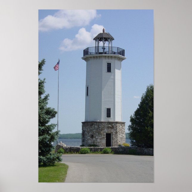 Lakeside Park Lighthouse Poster (Framsidan)