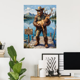 Lakeside Skeptic: Bigfoot's Dockside Assion Poster