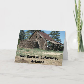 LakesideBarn gammal ladugård i lakesiden, Arizona Kort