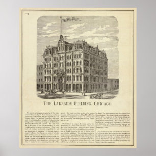 Lakesidebyggnaden, Chicago Poster