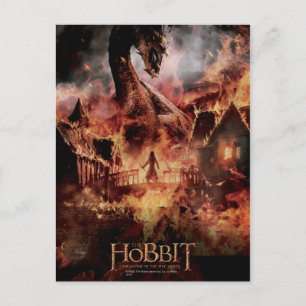 Laketown-blaze med SMAUG™ & BARD BOWMAN™ Vykort