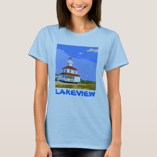 LAKEVIEW Lighthouse T-shirt (Framsida)