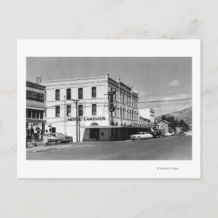 Lakeview, Oregon Main Street View Photograph #1 Vykort