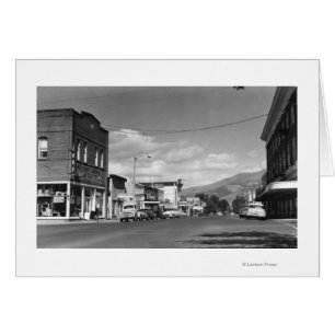 Lakeview, Oregon Main Street View Photograph #2 Hälsningskort