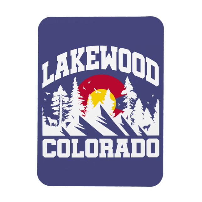 Lakewood,Colorado Magnet (Vertikal)