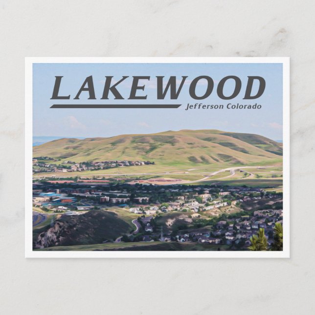 LAKEWOOD COLORADO VYKORT (Framsida)